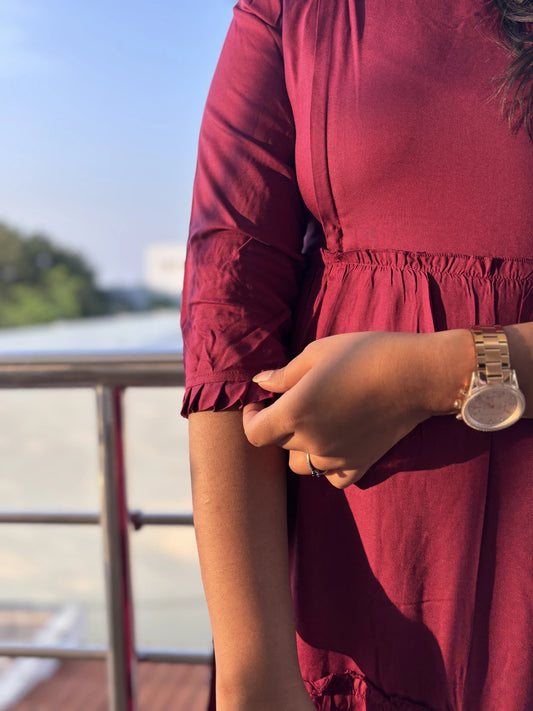 Mulberry Muse Maternity and Feeding Maxi Dress