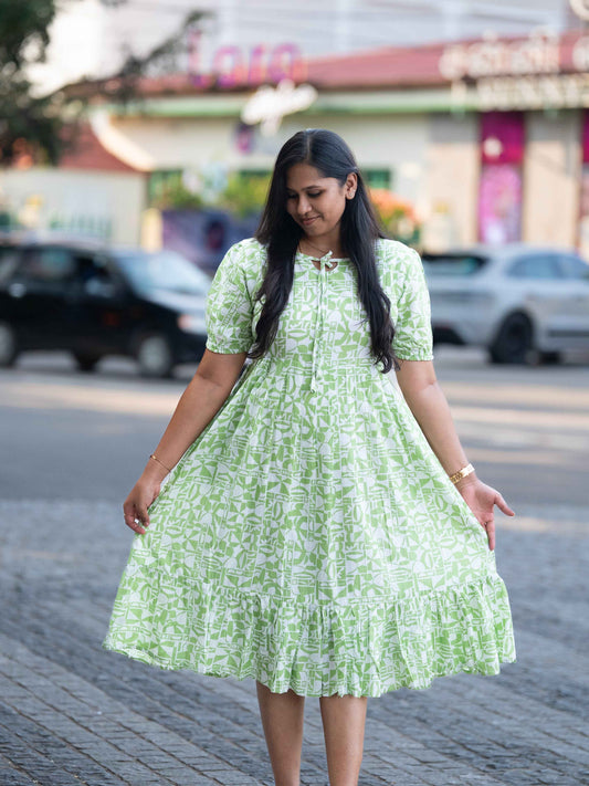 Mint Muse Maternity Feeding Dress