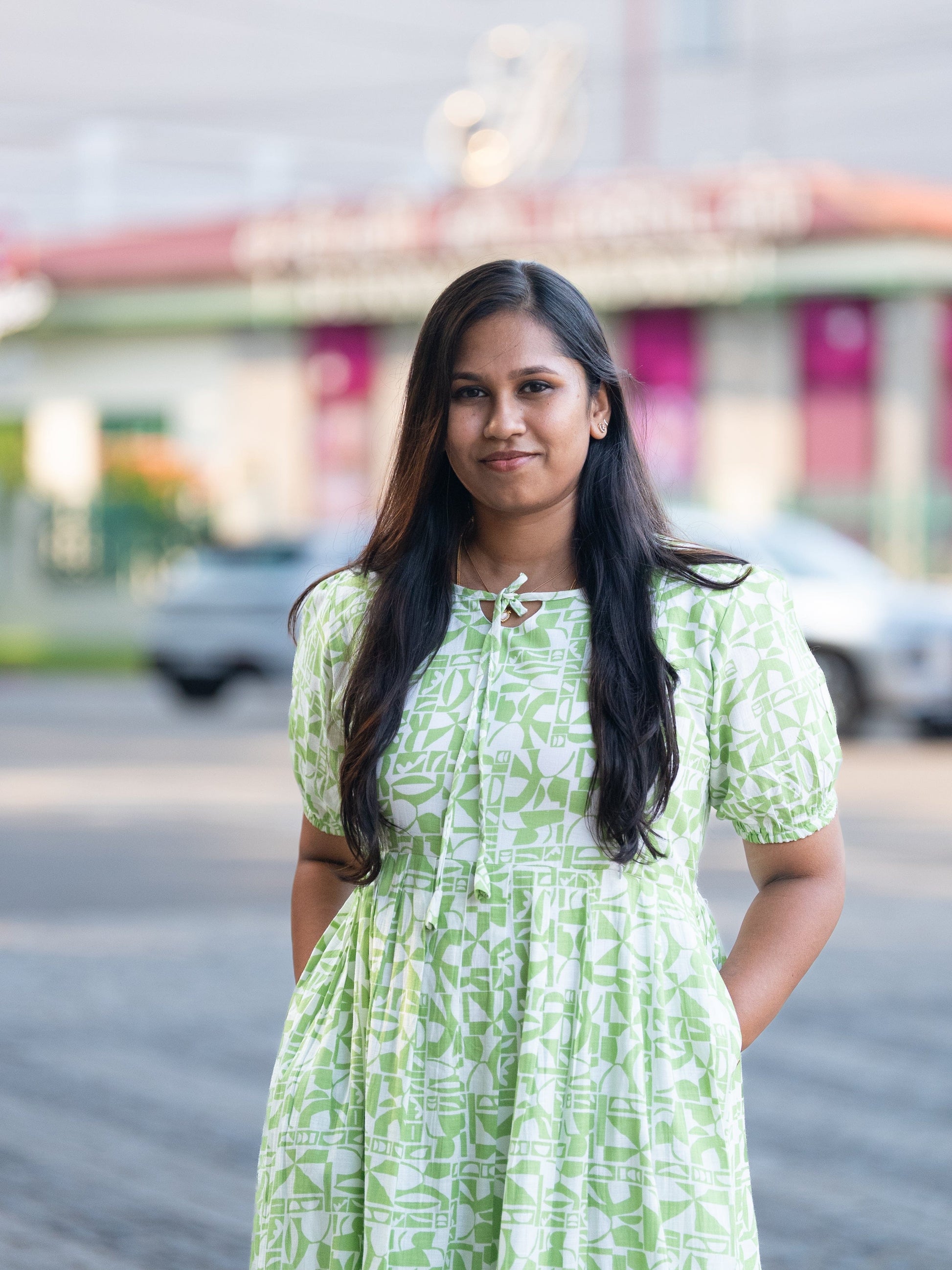 Mint Muse — Maternity & Feeding Dress